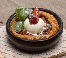 Штрудель с тыквой и грецким орехом