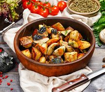Картофель с грибами