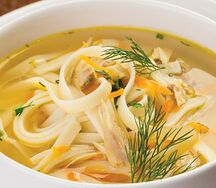 Лапша куриная домашняя