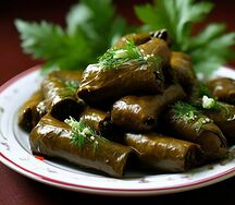 Долма по-кахетински и мацони