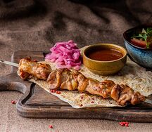 Шашлык из куриного бедра