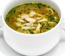 Суп куриный с лапшой