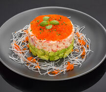 Тар-Тар из камчаского краба в остро-пряном соусе