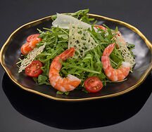 Руккола с креветками