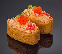 Инари с камчатским крабом