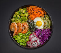 Поке с тигровыми креветками