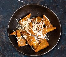 Чесночные гренки с сыром