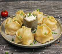 Манты с говядиной