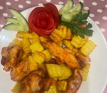 Жаровня с курицей