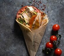 Двойной Роб рой в греческой пите со cвинoй вырезкой