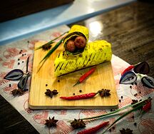 Хот-дог в сырном лаваше