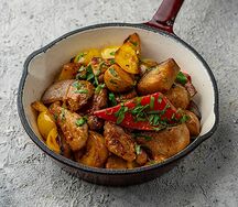 Свиная жареха с картофелем