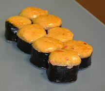 Запеченный с креветкой