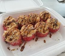 Запеченный ролл Морской дуэт
