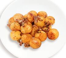 Картофель бейби на углях