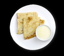 Блины со сгущенным молоком