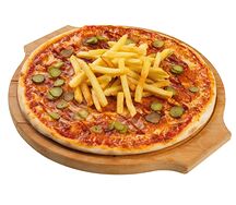 С беконом и пепперони