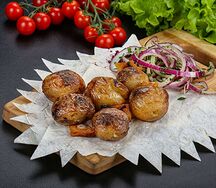 Молодой картофель с курдюком