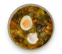 Суп щавелевый с курицей