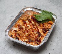Лазанья с цыпленком терияки 