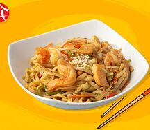 Вок с морепродуктами