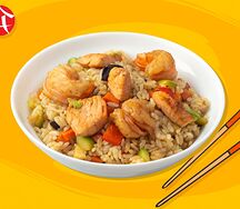 Тяхан с морепродуктами