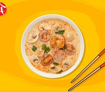 Том Ям с креветкой