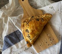 Лобиани с фасолью