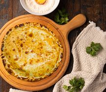 Хачапури с курицей и сыром
