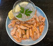 Креветки отварные