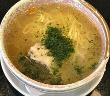 Бульон куриный с лапшой