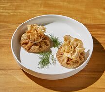 Блинчики с грибами в сливках с сыром