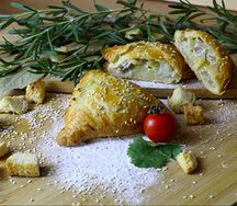 Самса с курицей и картошкой