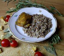 Карри-курочка с гречкой