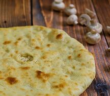 С курой и грибами
