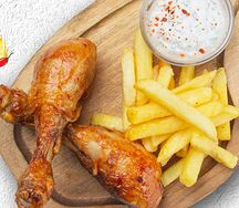 Ножки спайси с картофелем