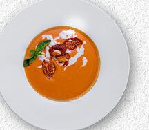 Томатный крем- суп со страчареллой