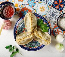 Манты с бараниной