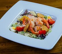 Цезарь с королевскими креветками