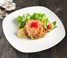 Салат со снежным крабом 