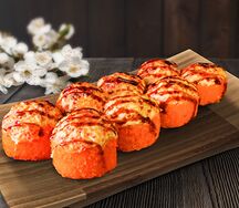 Запеченный ролл с курицей