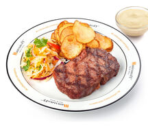 Стейк из мраморной говядины