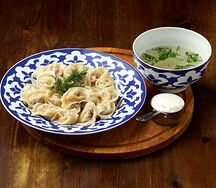 Чучвара (узбекские пельмени) отварные