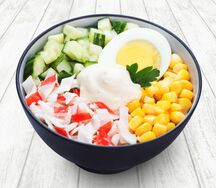 Салат Снежный краб