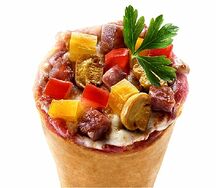 Ветчина с грибами рожок