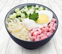 Салат Коктейль с ветчиной