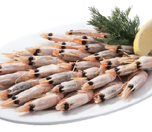 Креветки отварные