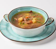 Cуп гороховый с копченостями