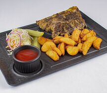 Ребра свиные запеченные (острые)