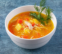 Суп куриный с лапшой большая порция